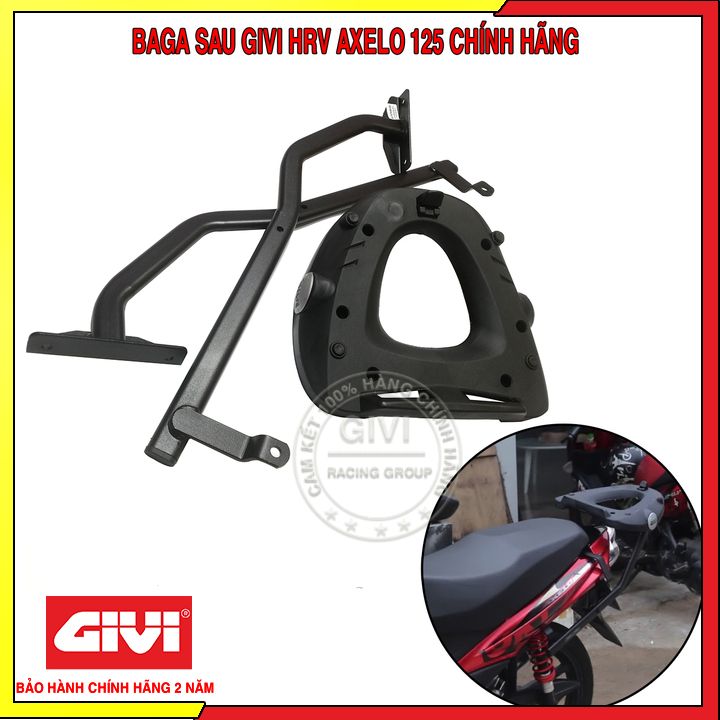 Baga sau givi chính hãng hrv đặc biệt cho xe shogun axelo 125