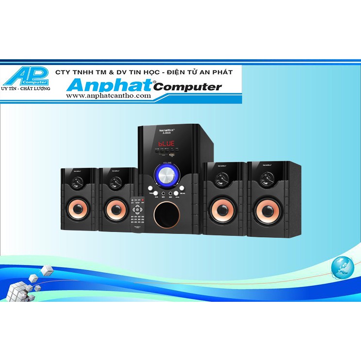 Loa Vi Tính Soundmax A-8920/4.1 Tích Hợp Bluetooth 4.0 (70W) - Hàng Chính Hãng - Bảo hành 12 tháng