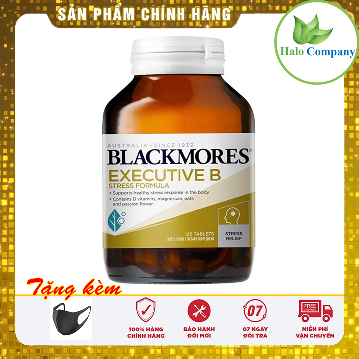 Viên Uống Giám Stress Blackmores Executive B Stress Formula 125v