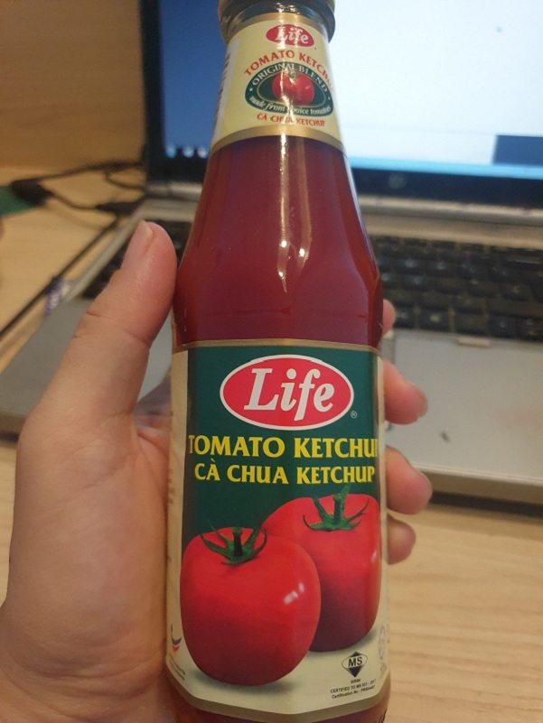 Tương cà chua Ketchup hiệu Life – chai 330g nhập khẩu Malaysia