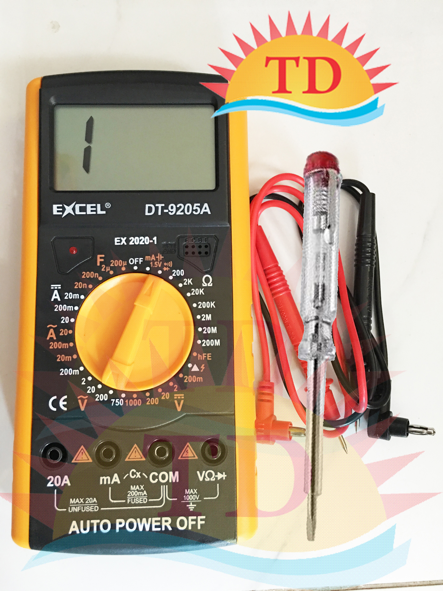 Bộ 1 đồng hồ đo vạn năng Excell + 1 bút thử điện