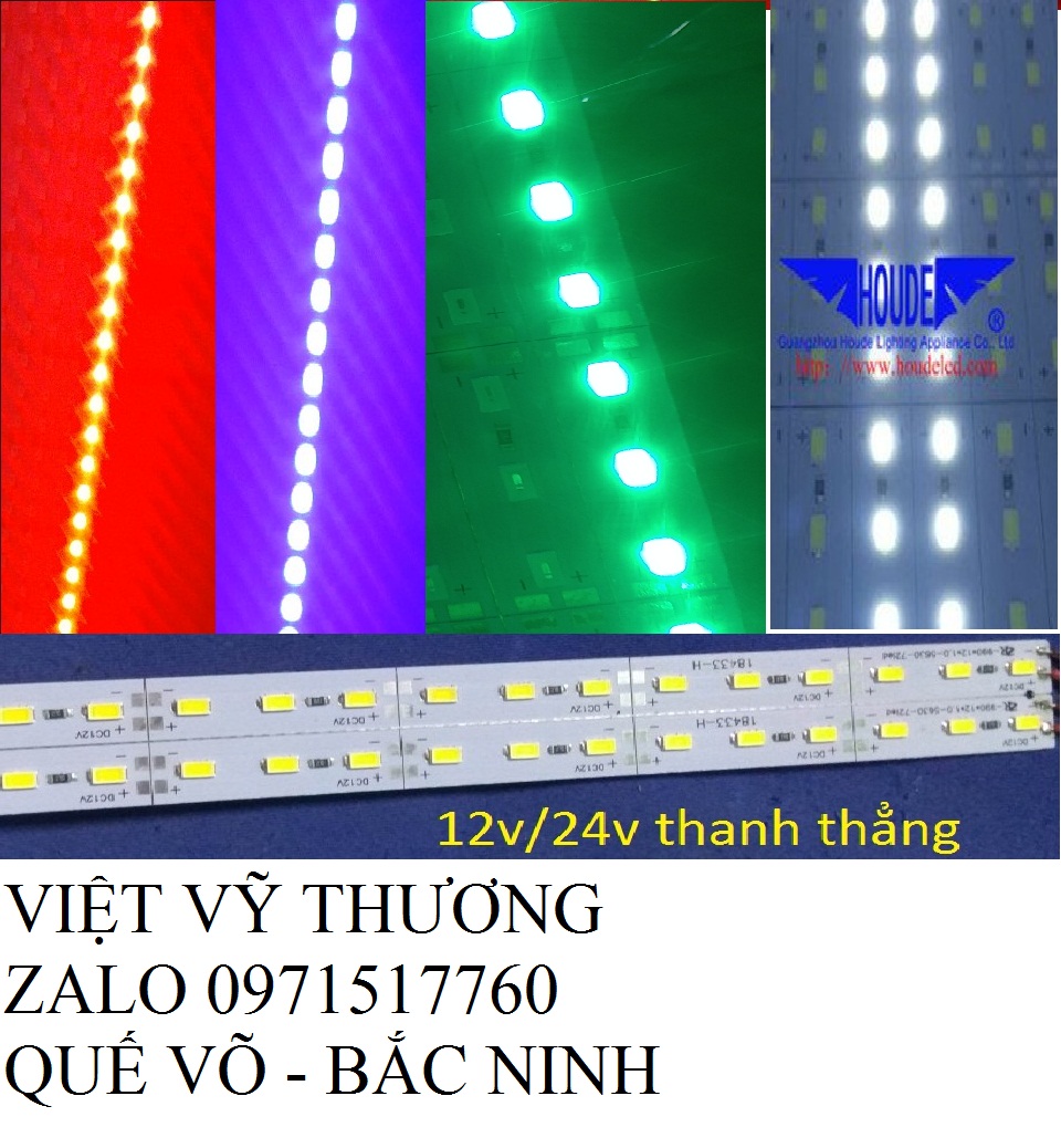 led thanh 5730,5630 siêu sáng loại 12v 1m  bảo hành 1 năm