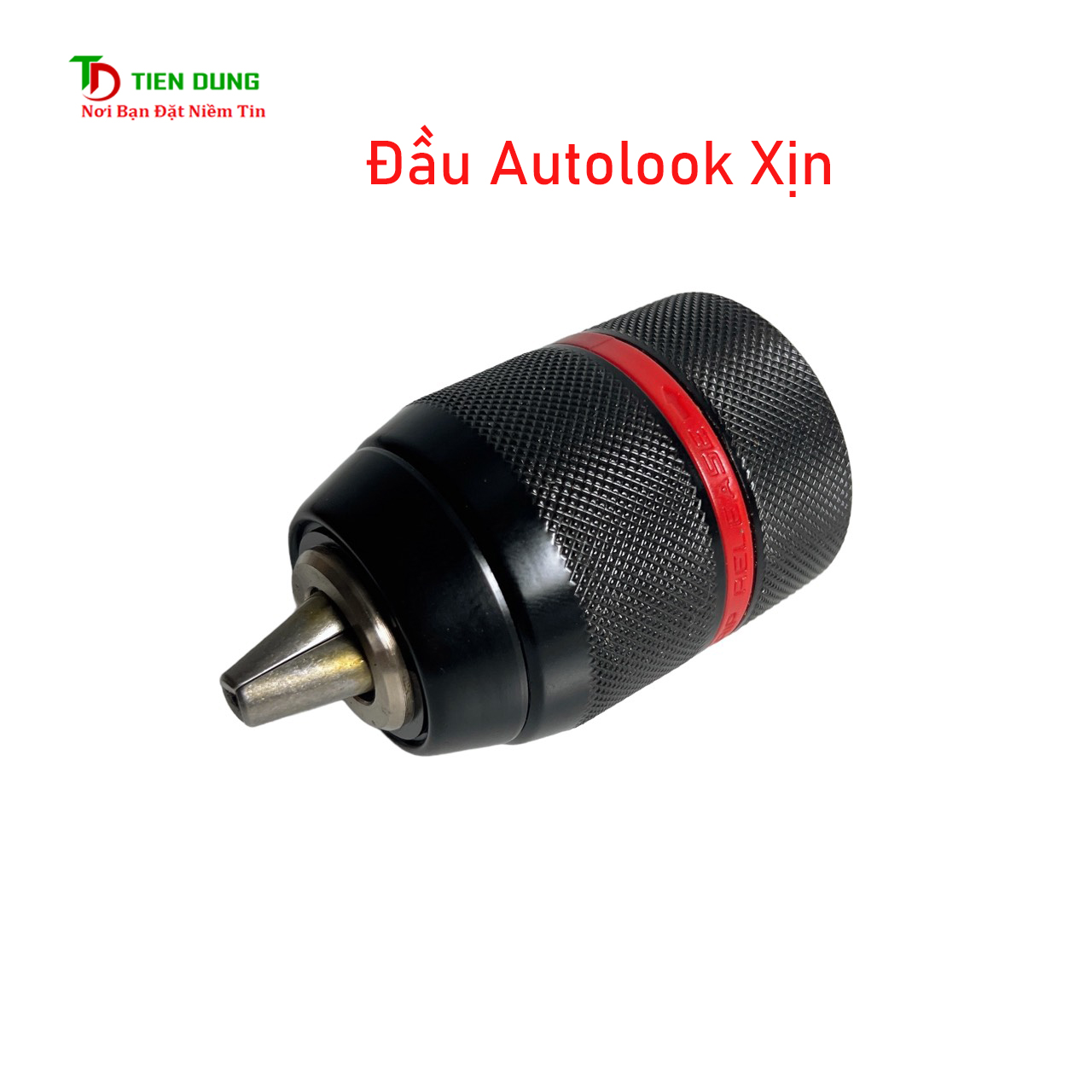 Đầu kẹp mũi khoan autolook 13mm cao cấp, viền đỏ
