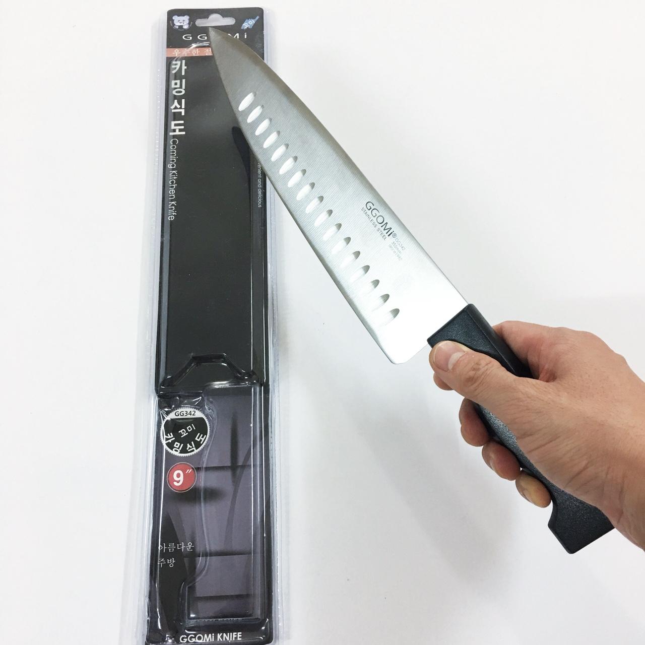 Dao thái thực phẩm Chính hãng GGomi Hàn Quốc GG342 dài 35.5cm Thép không gỉ