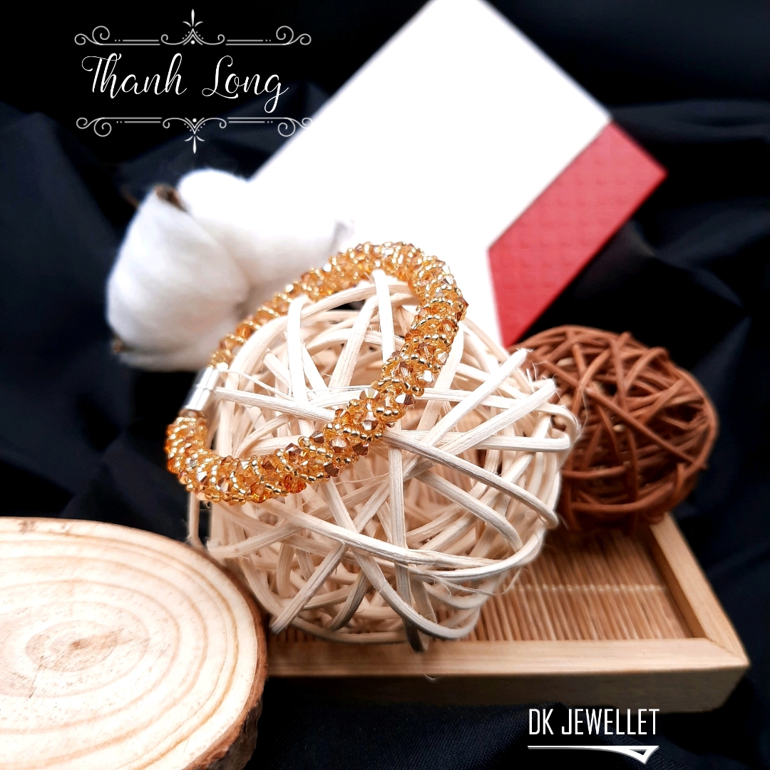 [Freeship] Hot sale vòng pha lê Thanh long cao cấp - Trending siêu dễ thương