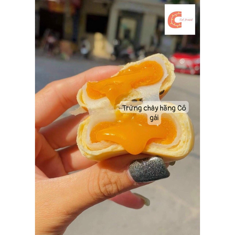 1 cái bánh trứng chảy ngàn lớp bánh liu siêu ngon 50g