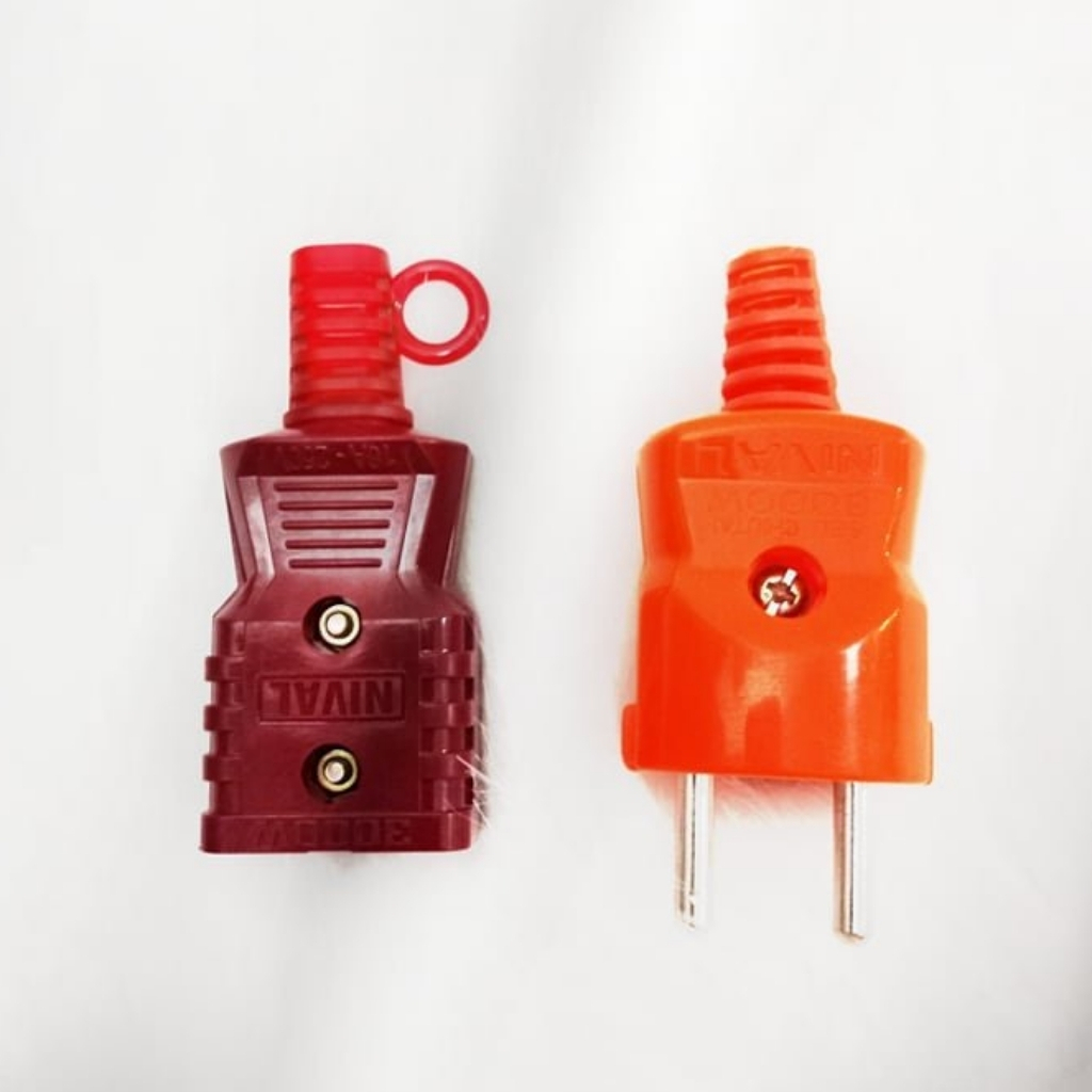 Combo chui phích đực & cái cắm điện Nival cao cấp