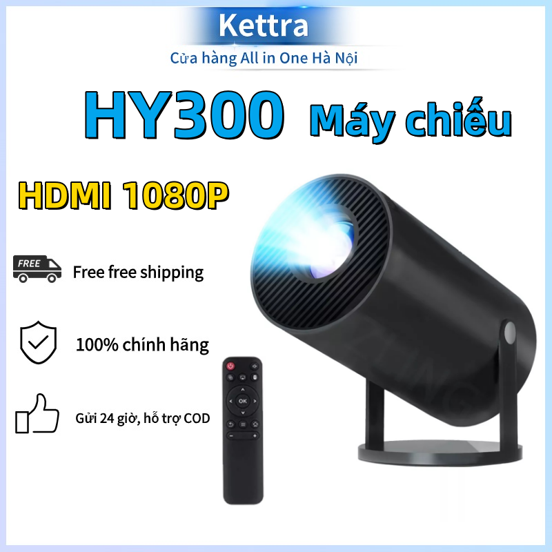 HY300 Máy chiếu mini 4K-HY300 Chính hãng MONOZ VIỆT NAM - BẢO HÀNH 5 NĂM bảo hành toàn quốc