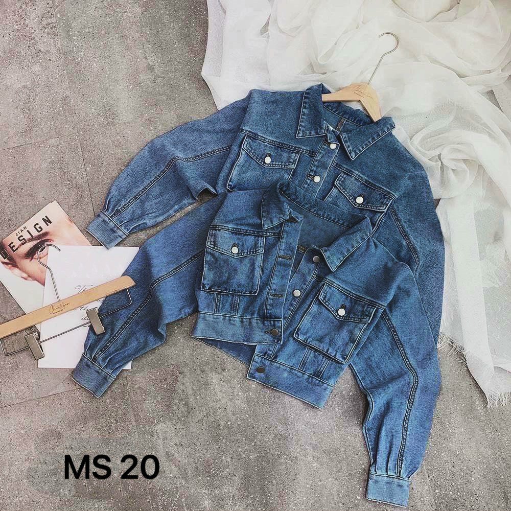 Áo khoác jean nữ phong cách cá tính thời trang hot trend. xtr
