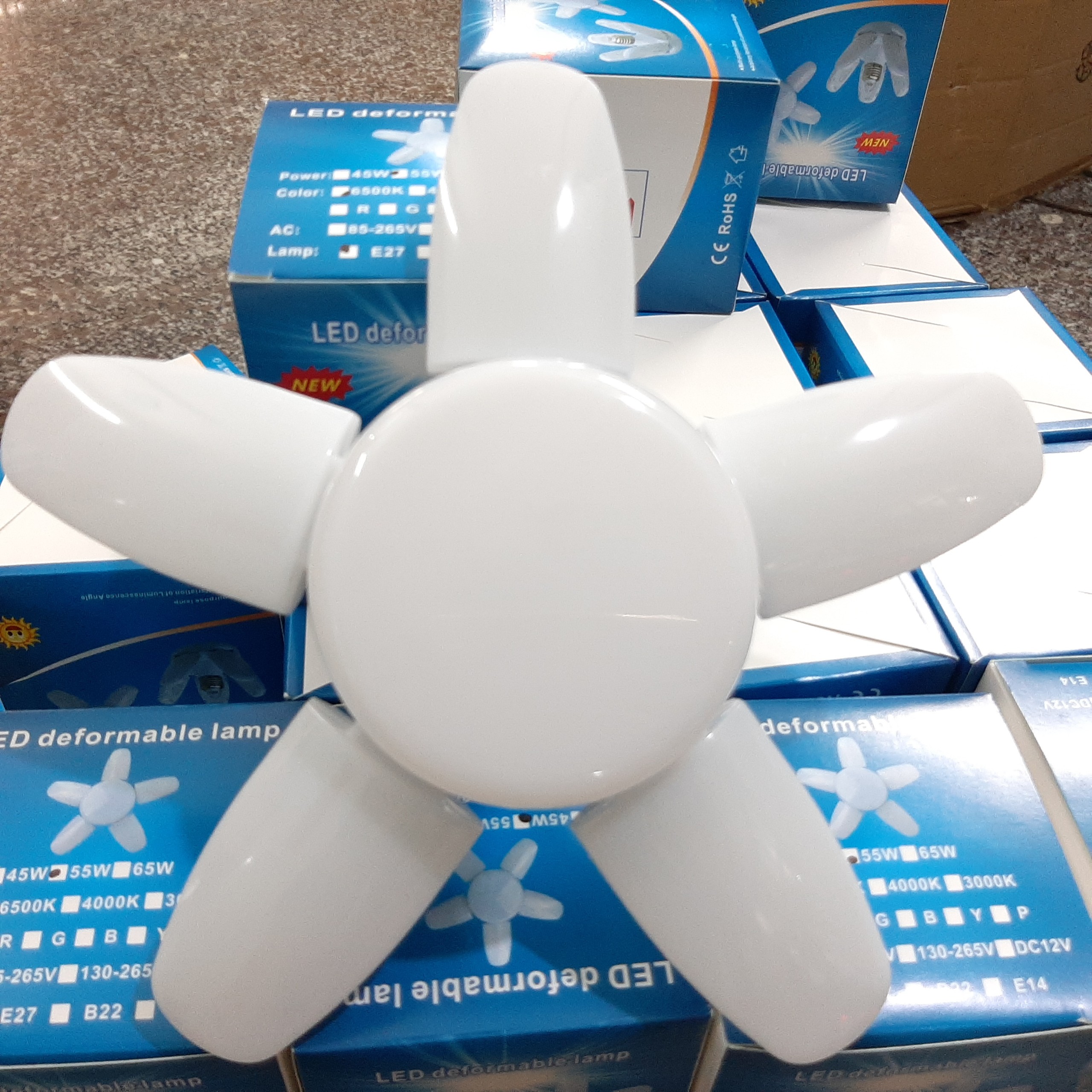 Bóng đèn led 5 cánh mini 55w