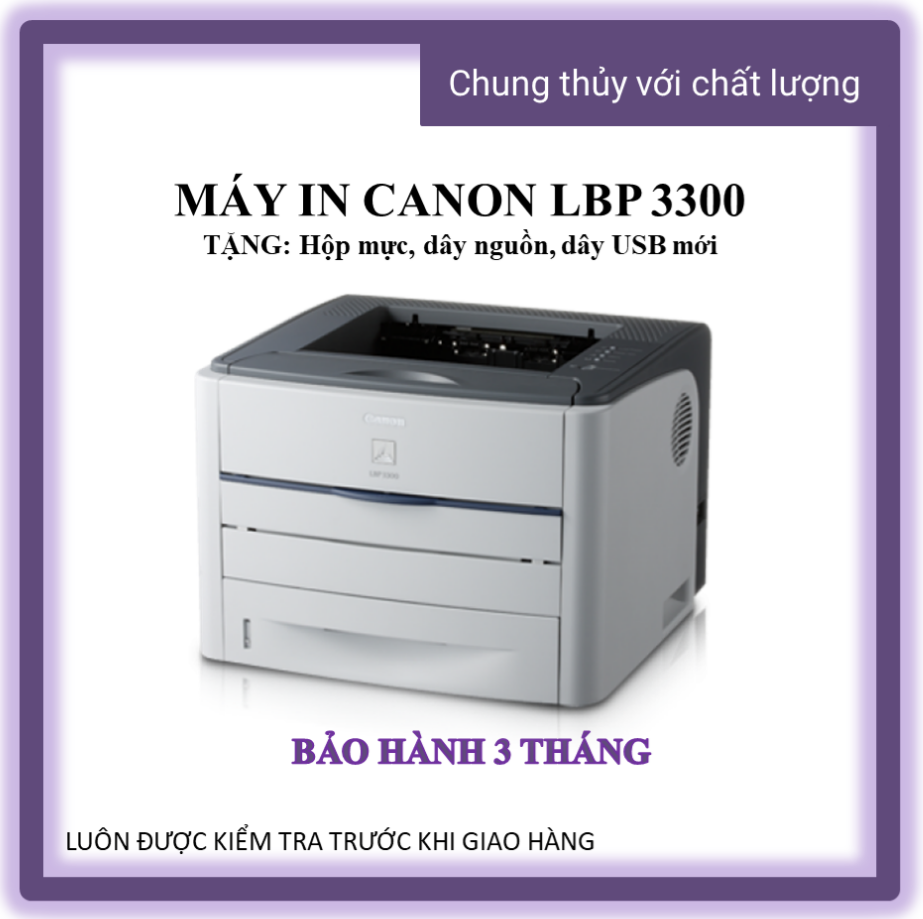 MÁY IN CANON LBP 3300- ĐẢO MẶT - CÓ BẢO HÀNH