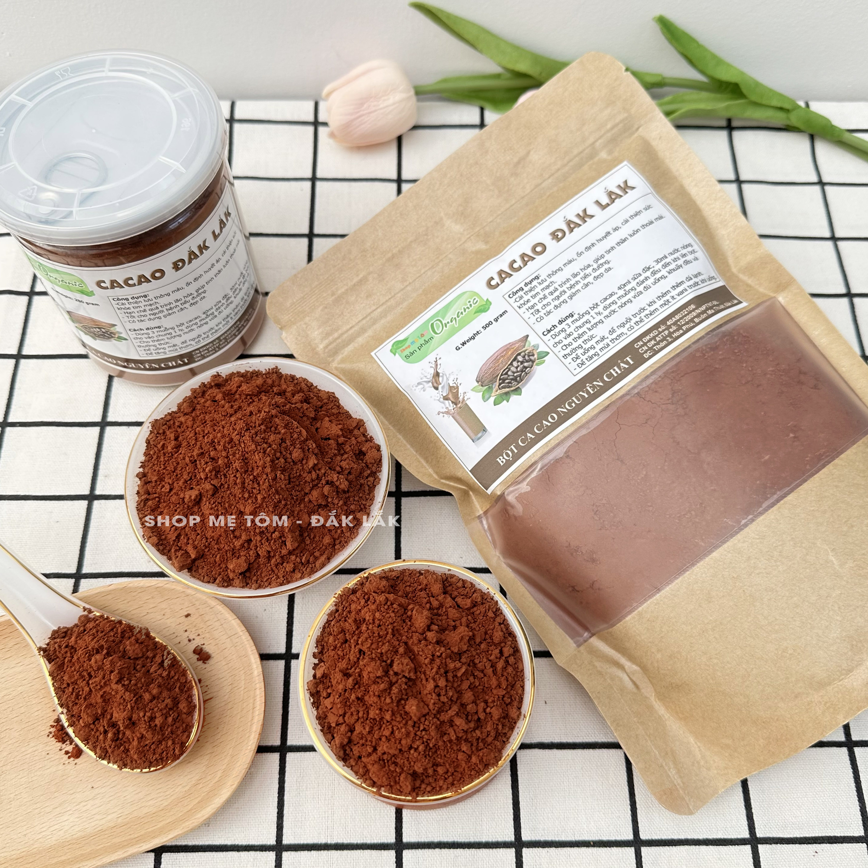 BỘT CACAO NGUYÊN CHẤT ĐĂK LĂK (BỘT CA CAO) shop vothithu90