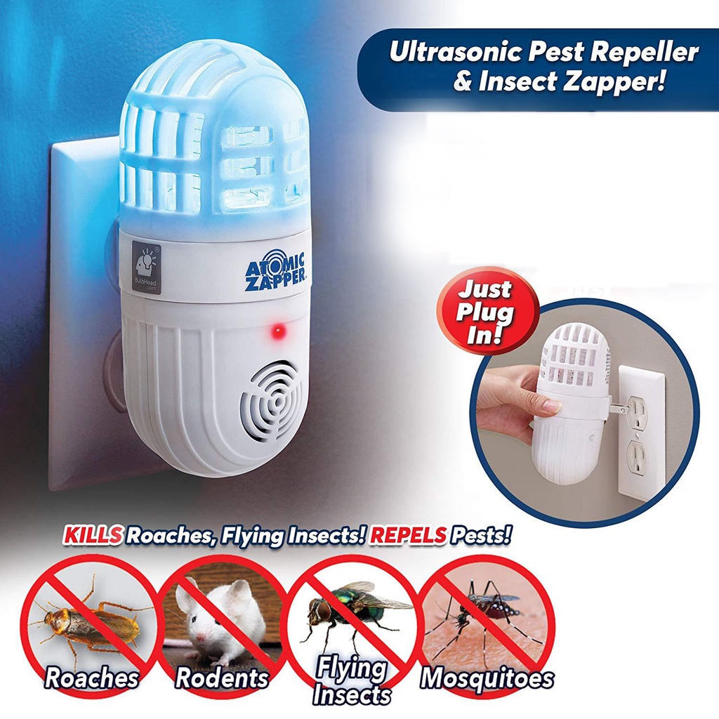 Máy bắt muỗi diệt muỗi côn trùng Nhật nội địa Đèn Bắt Muỗi Thông Minh Chính Hãng Nhật Bản Và Đuổi Côn Trùng Sonic Zapper Kiêm Đèn Ngủ Bằng Sóng Siêu Âm Thân Thiện Với Môi Trường,An Toàn Sang Trọng Và Tiện Lợi