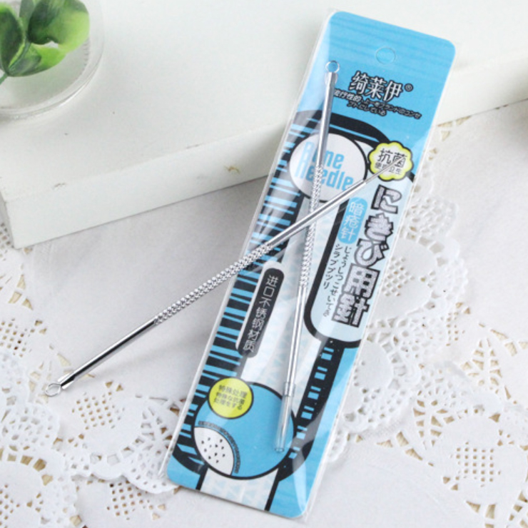 Cây nặn mụn hai đầu bằng thép Acne Removing Needle
