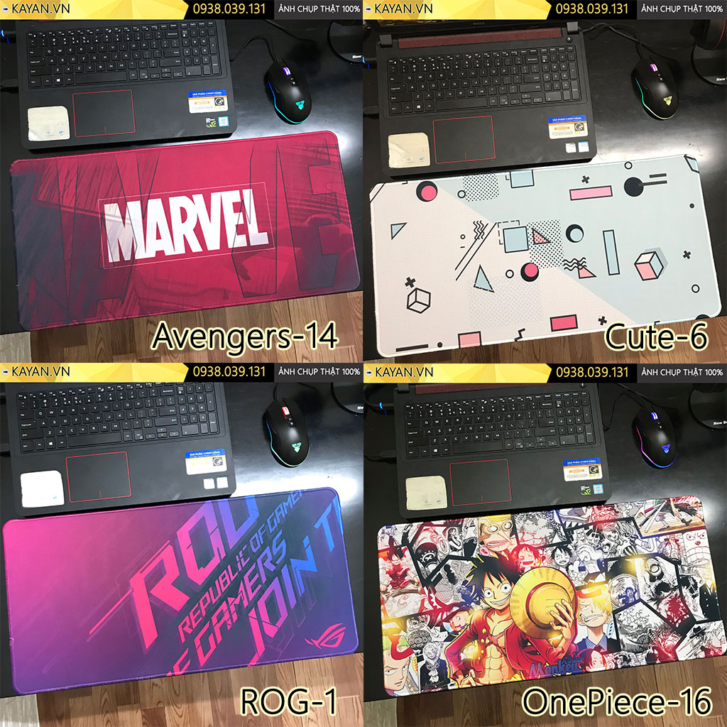 [60x30x0.3 - CHỐNG NƯỚC] Lót chuột, bàn di chuột gaming, văn phòng