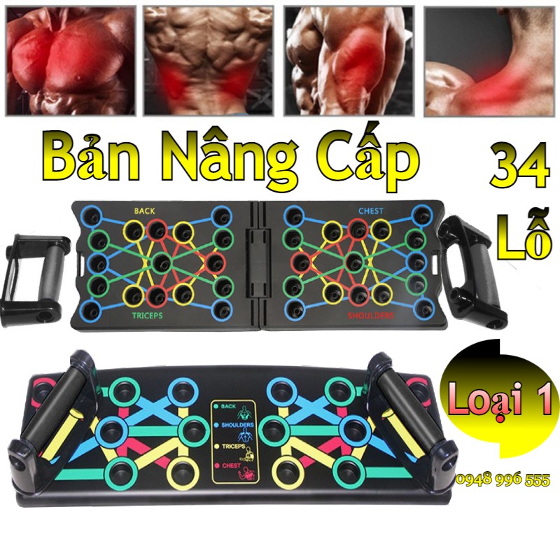 [Loại To] Bộ Tập Chống Đẩy Đa Năng PARALLETTES - Bộ Tập Hít Đất Tập Gym Tại Nhà Tăng Cơ Ngực Tay Vai Lưng