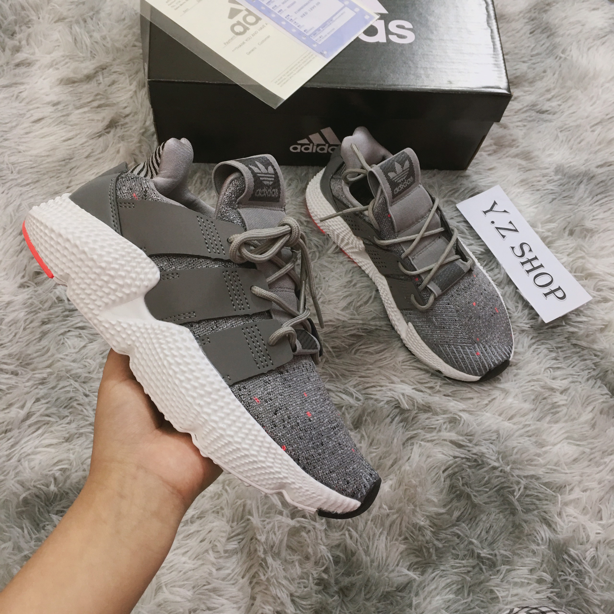 Giày sneaker 🌿fullbox🌿 giày thể thao pro xám cam nam nữ