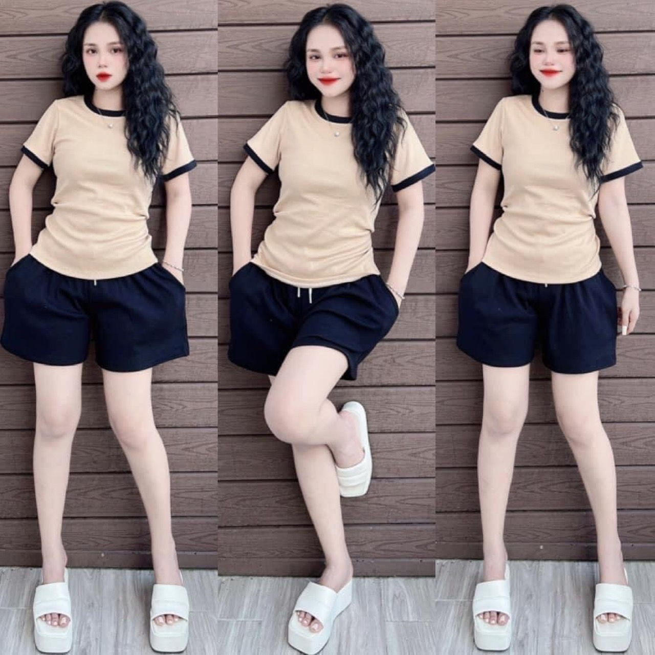 Set bộ đồ nữ mặc nhà dễ thương