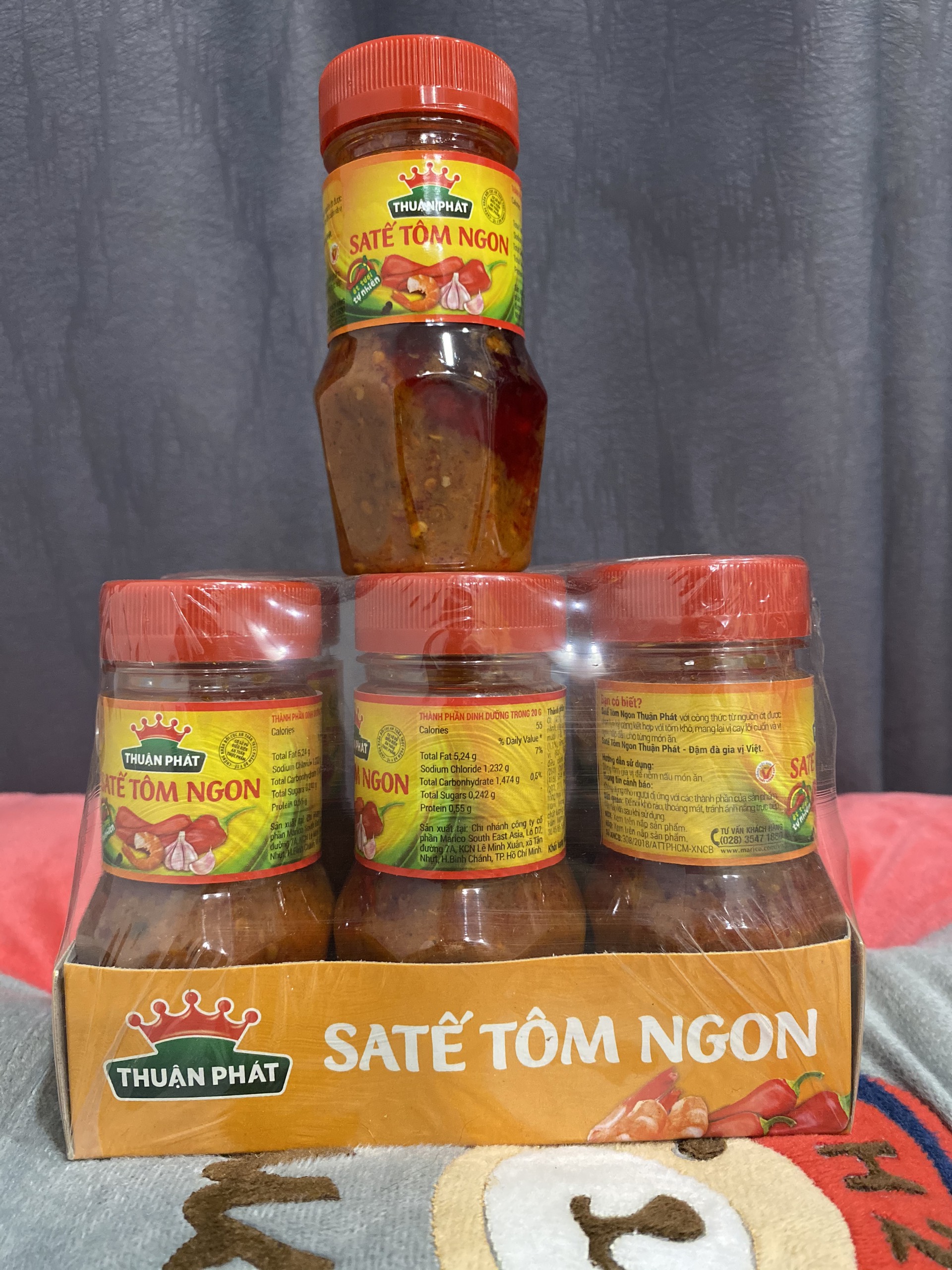 1 Lọ Sa Tế Tôm Thuận Phát Thơm Cay Đượm Vị (85G) - A18