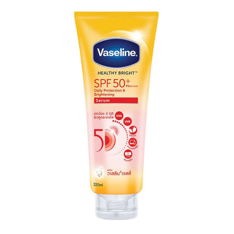 [Mẫu Mới 2022] Sữa dưỡng thể trắng da vaseline 50X chống nắng SPF 50 PA++++ Thái Lan