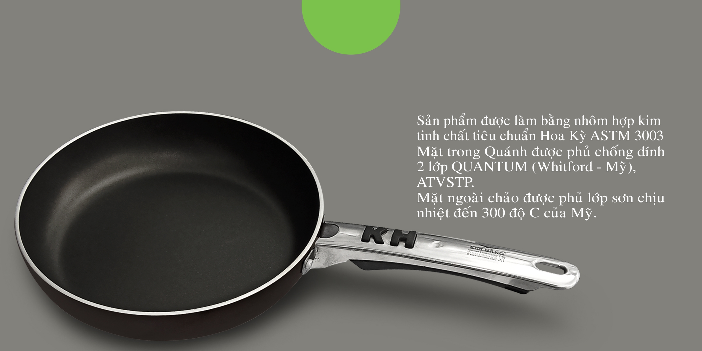 Chảo chống dính Kim Hằng 28cm KHG 0259