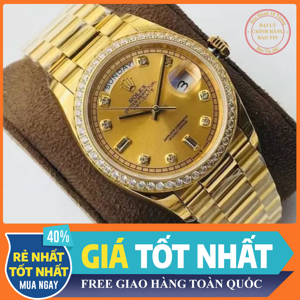 Đồng hồ nam lex142 automatic mặt đính đá full chống xước chống nước - fullbox