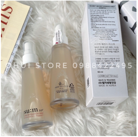 Xịt khoáng nước thần - su:m37 secret essence mist 60ml