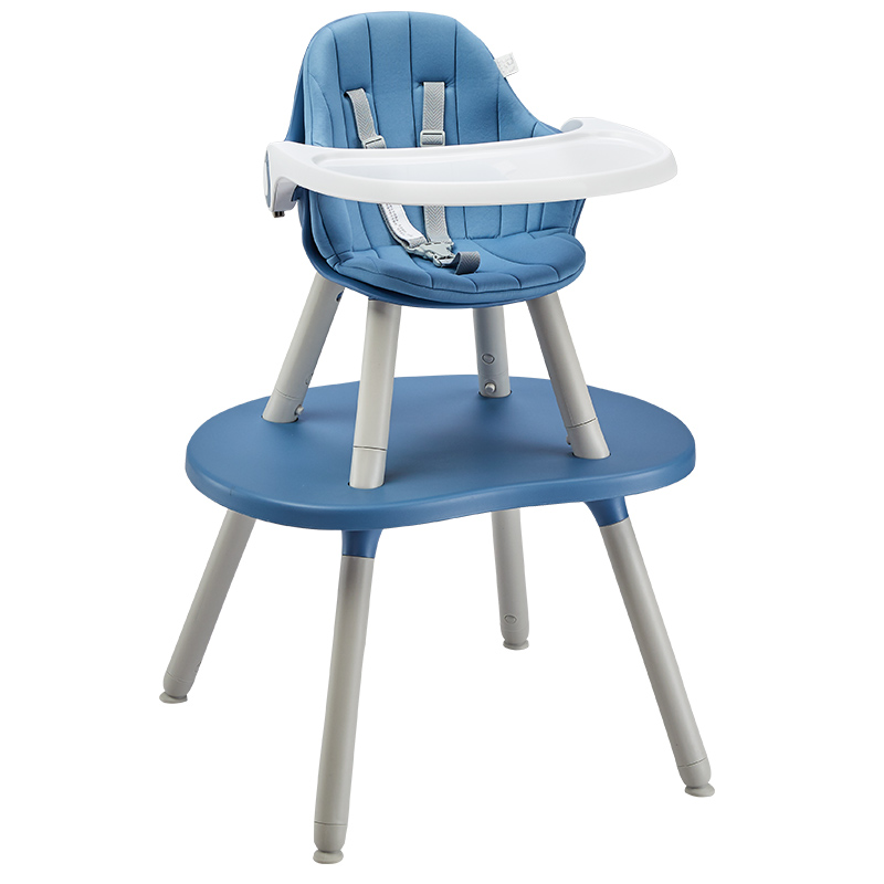 Ghế ăn dặm evenflo peanut 3-in-1 deep ocean / misty rose