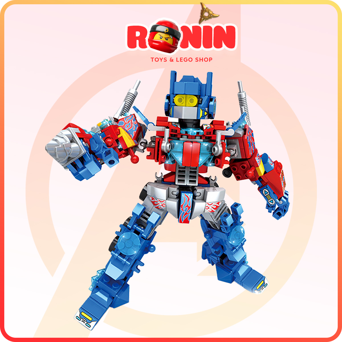 Bộ Đồ Chơi Lắp Ráp Lego Robot Transformers Optimus Prime 4in1