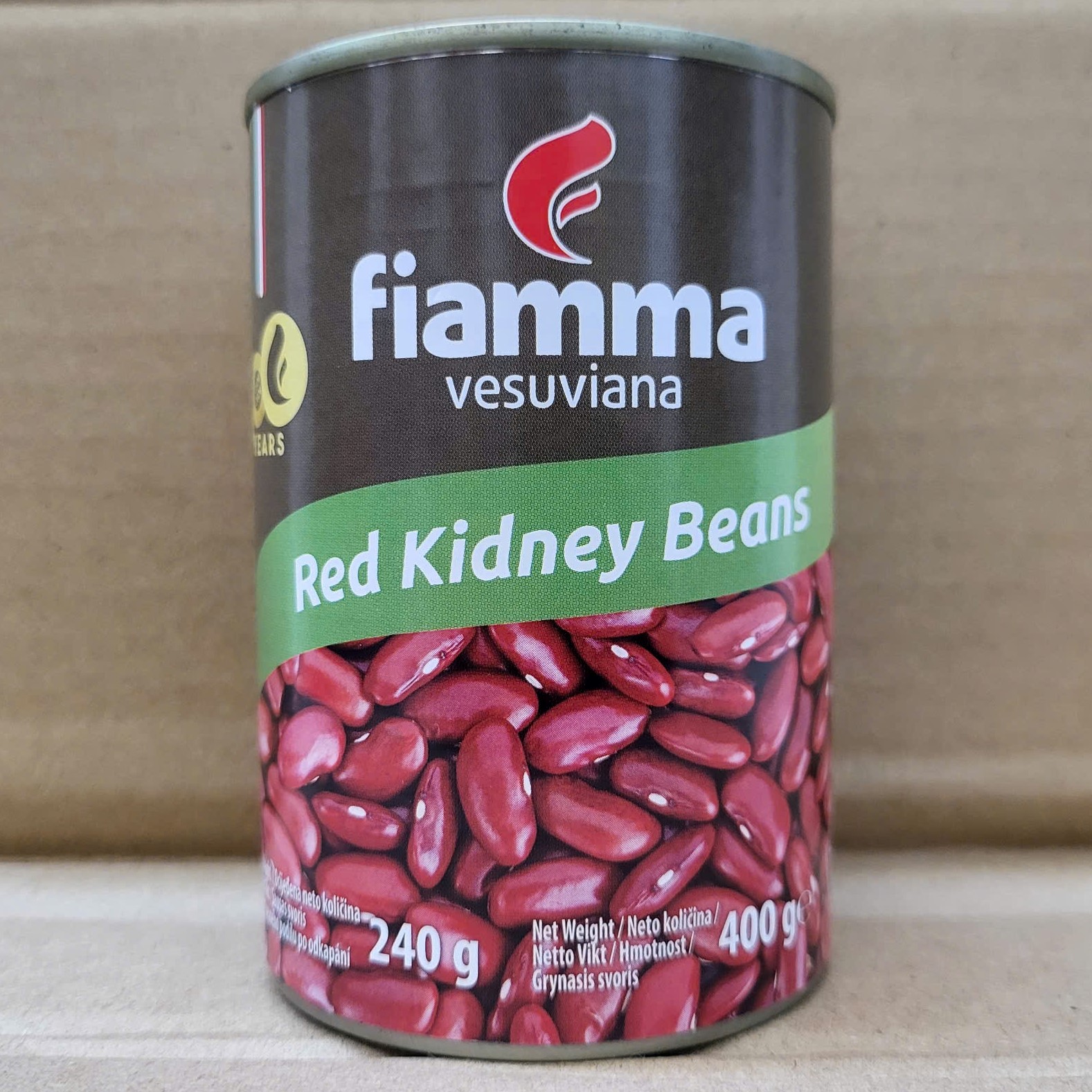 Lon 400g -- đậu đỏ ý đóng hộp fiamma vesuviana red kidney beans