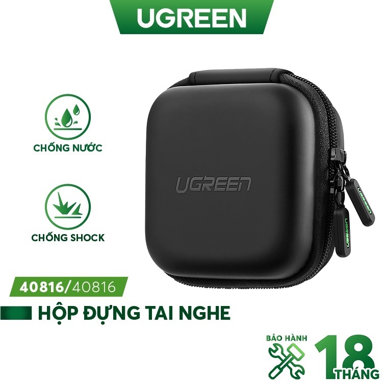Hộp đựng tai nghe, cáp sạc USB chống sốc, chống nước Ugreen 40816