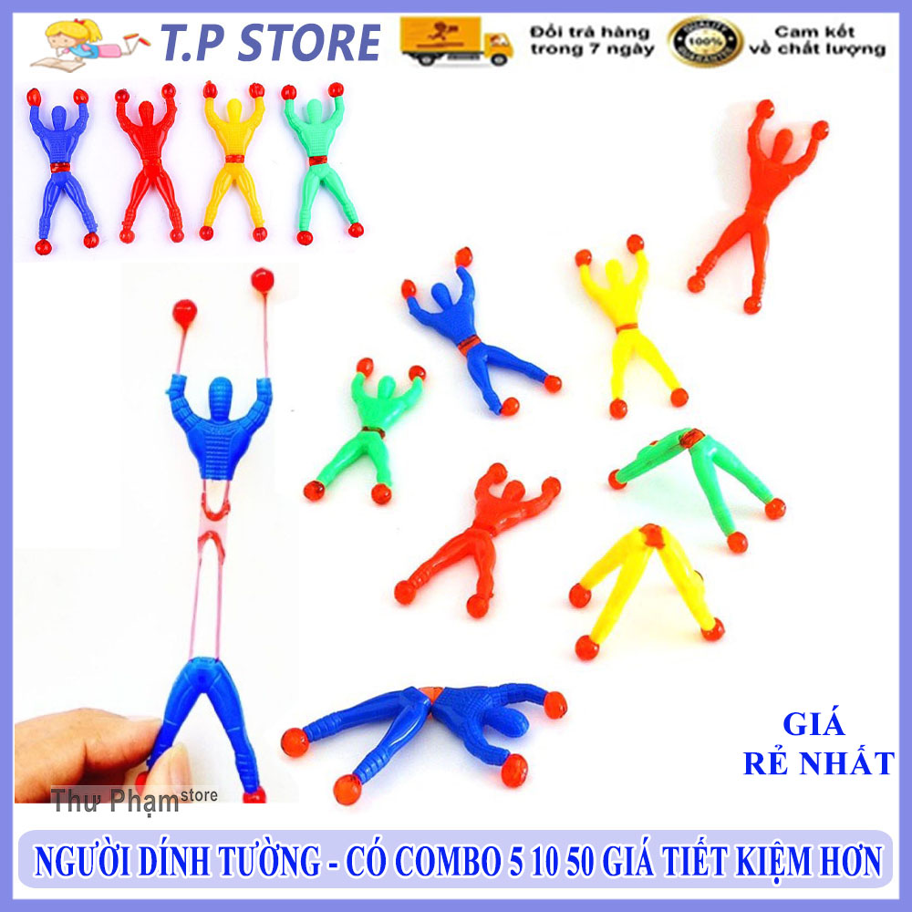 Combo đồ chơi người nhện dính tường, người nhện leo tường vui nhộn độc đáo cho bé yêu - hình người leo núi - đồ chơi cho trẻ em