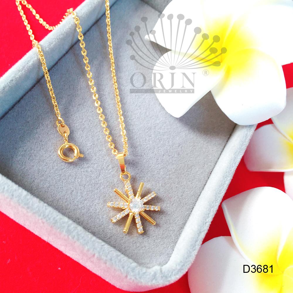 Dây chuyền hoa mặt trời thiết kế cao cấp Orin D3681 - Long Tien