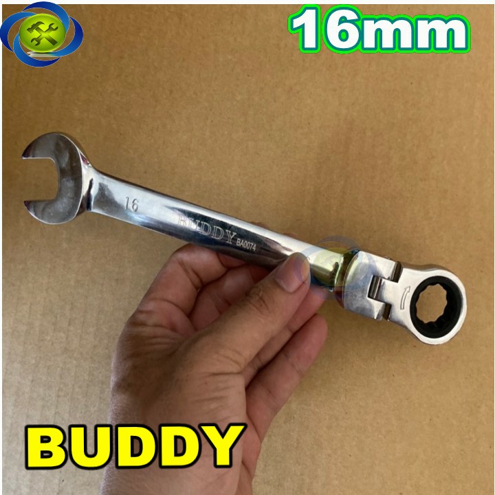 Cờ lê tự động gật gù 16mm buddy ba0074 - buddy ba0074