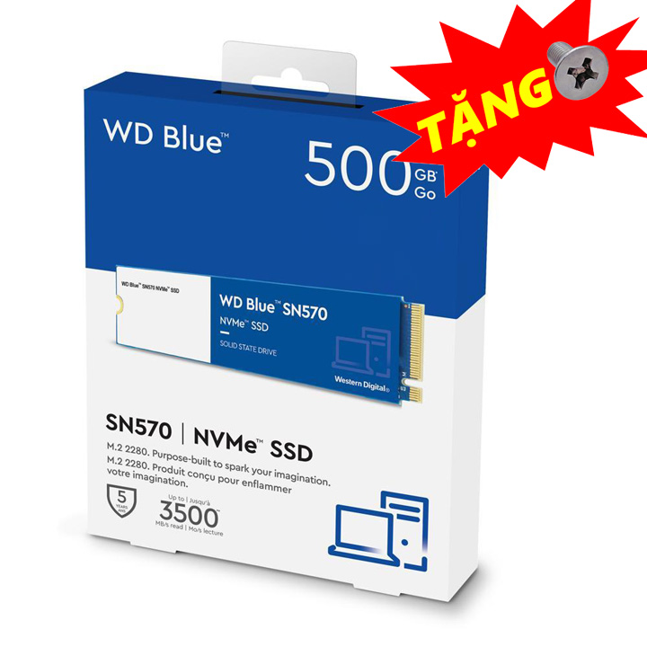 Ổ cứng SSD M.2 PCIe NVMe WD Blue SN550 SN570 250GB 500GB 1TB - bảo hành 5 năm - SD61 SD91 SD92 SD138