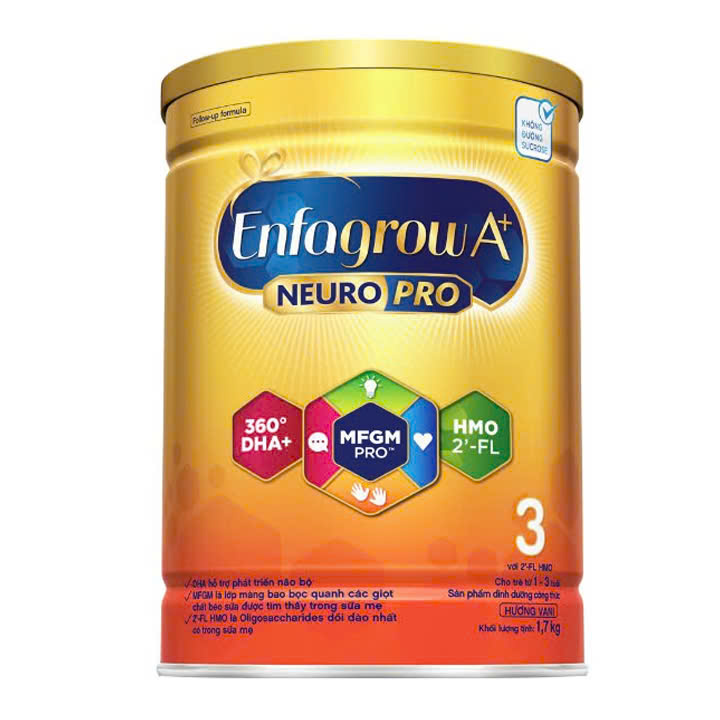 [HCM]Sữa bột Enfagrow A+ neuropro số 3 1.7kg