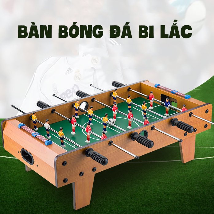 Mua đồ chơi bàn bi lắc bóng đá bằng gỗ cho bé giá rẻ - Đồ Chơi Bàn Bi Lắc Bóng Đá Table Top Foosball Cho Trẻ - Giúp Bé Phát Triển Tư Duy , Trí Tuệ, Vận Động - giảm 50% hôm nay