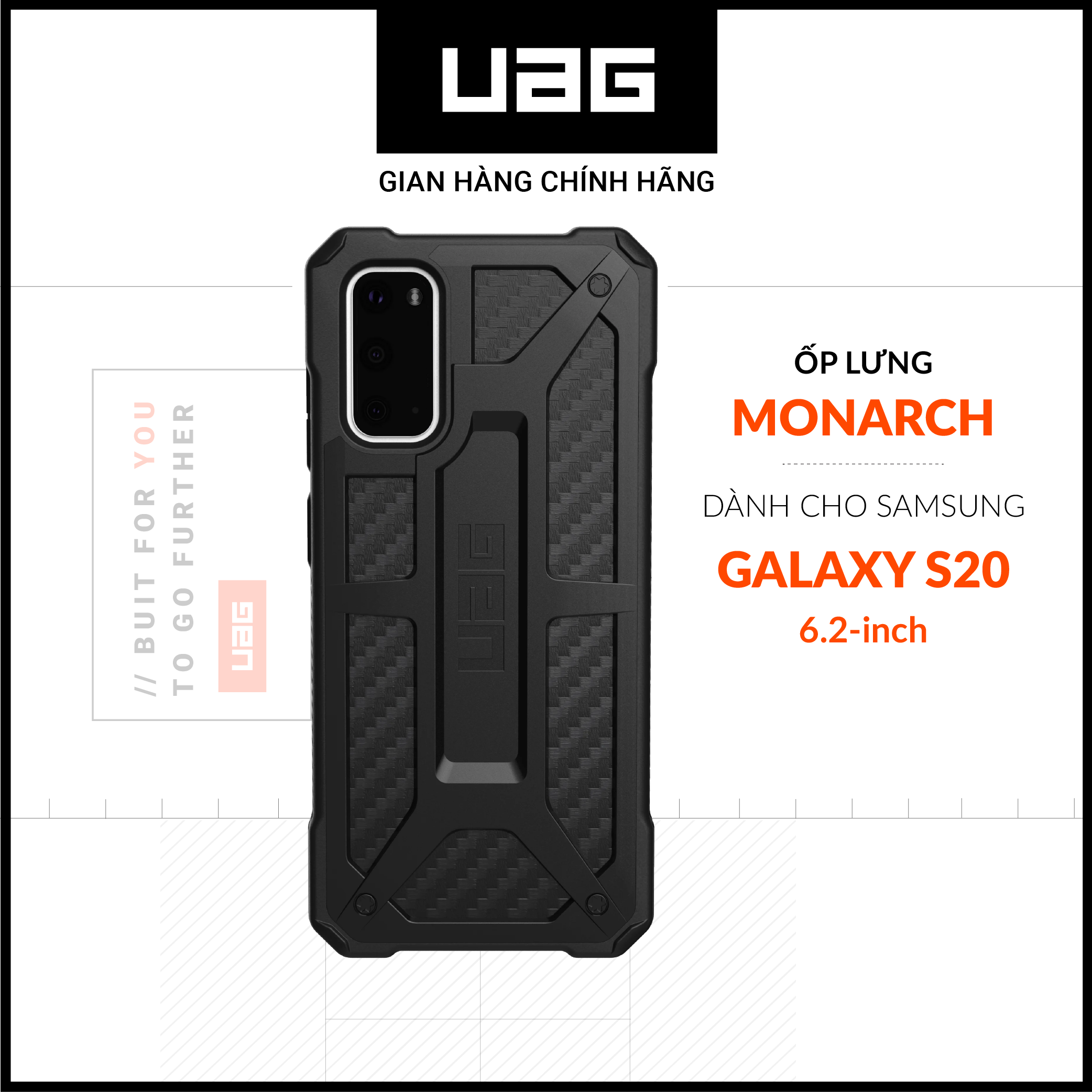 Ốp lưng uag monarch cho samsung galaxy s20