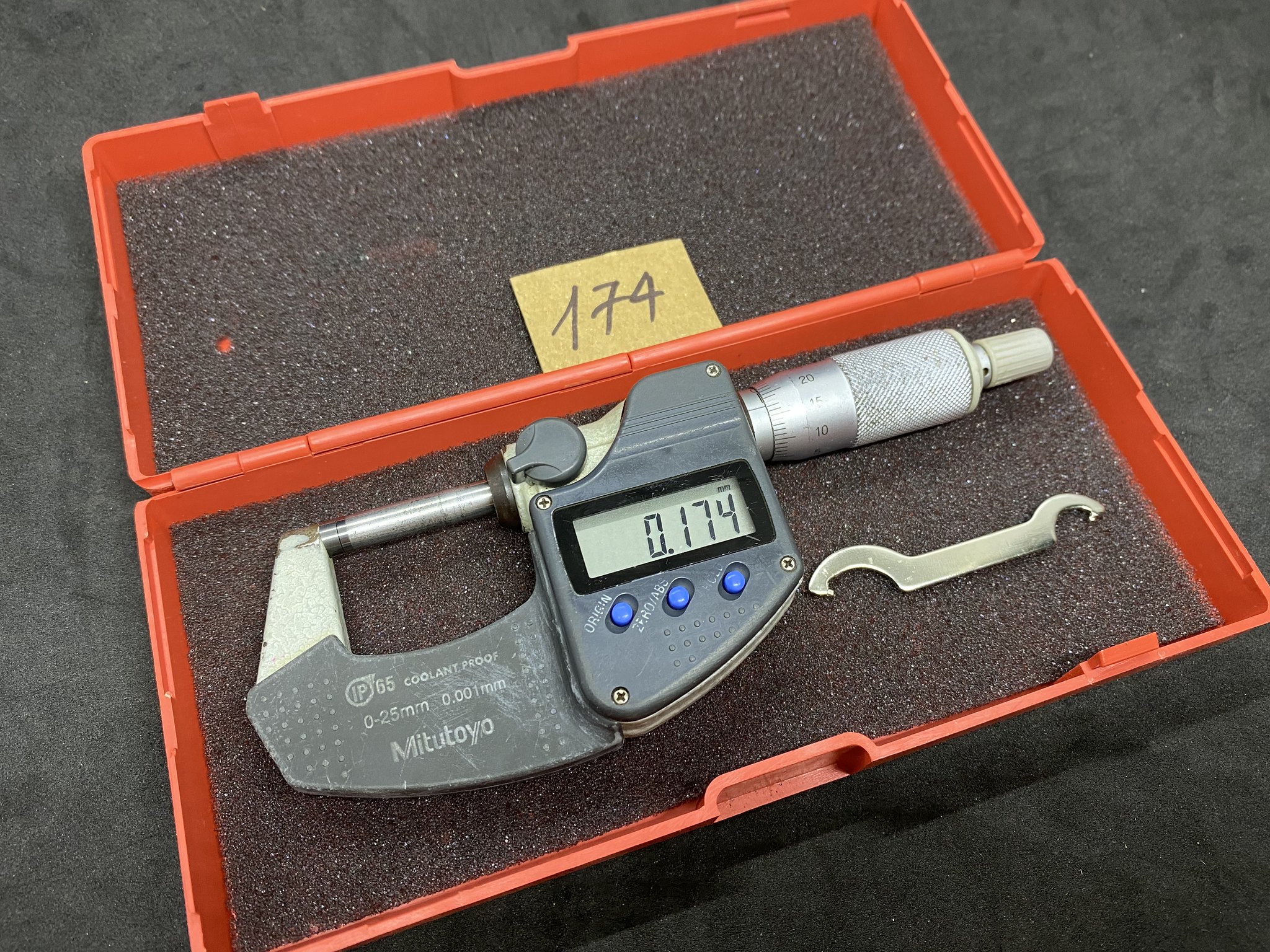 Panme điện tử mitutoyo 0-25mm/0.001mm