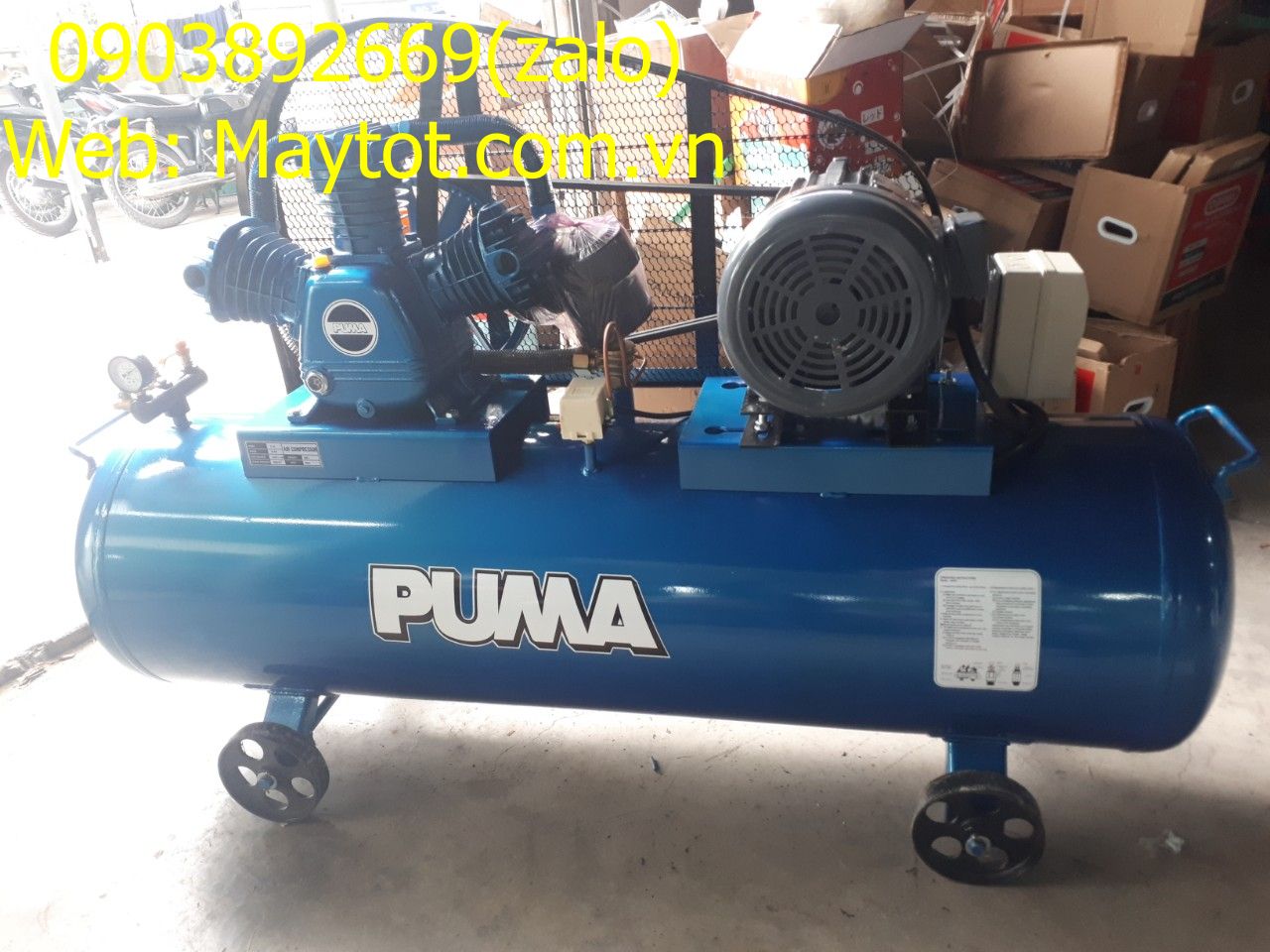 Puma 7.5hp oil free air compressor Giá 18,300,000 Đồng*Miễn phí vận chuyển
