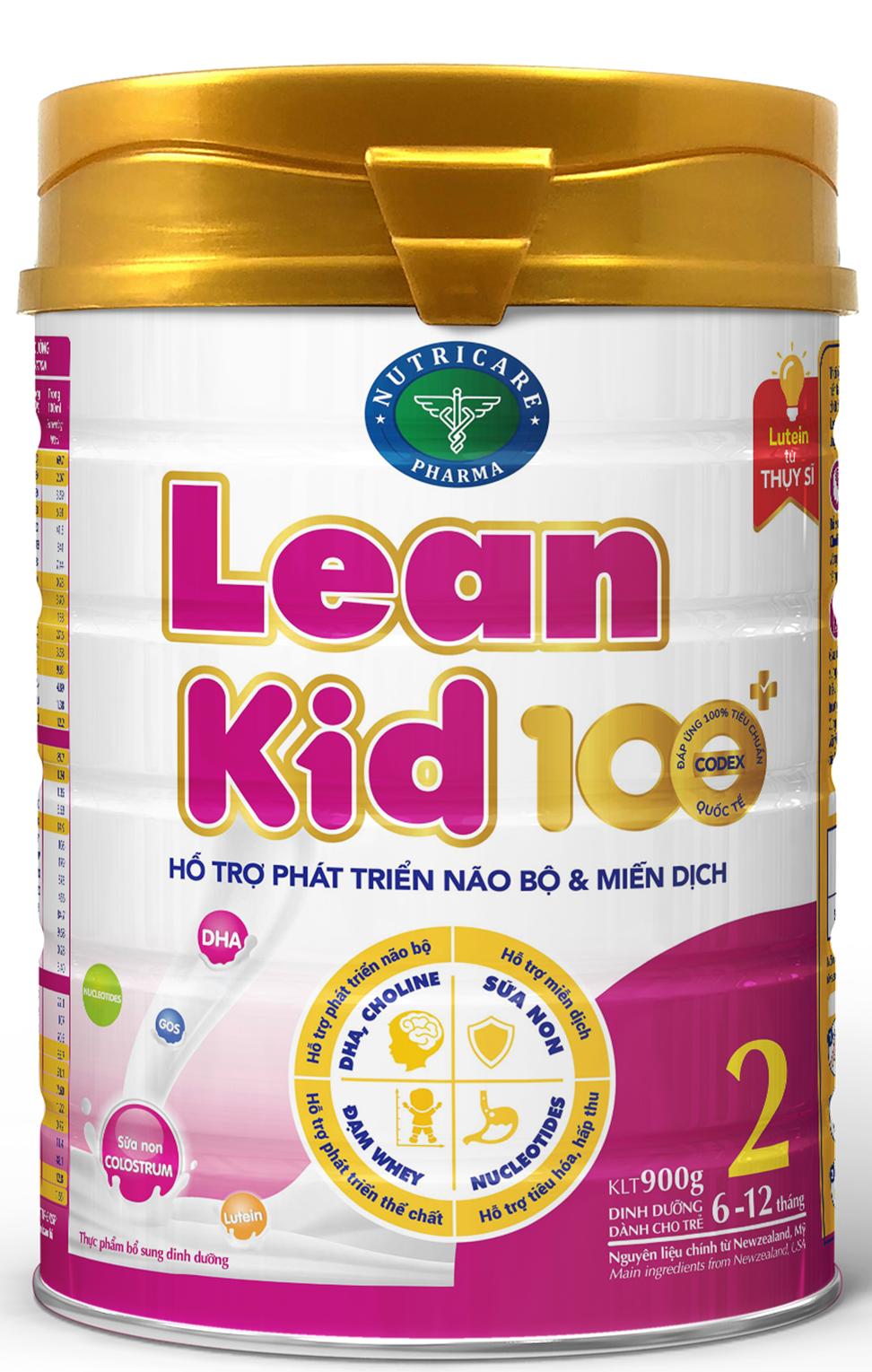 Sữa bột leankid 100 + 2 900g