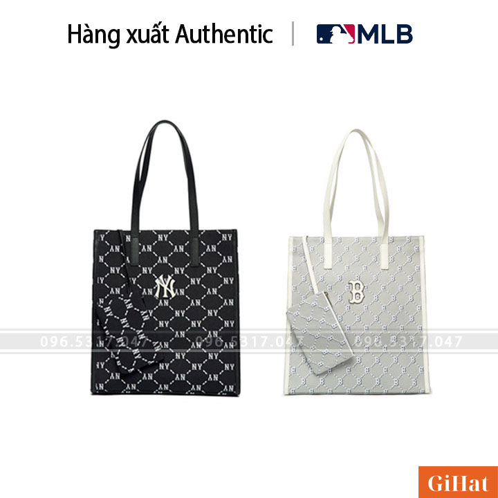 Túi tote mlb ny monogram diamond full tag cod, hàng túi đeo vai ny mlb xuất hàn quốc