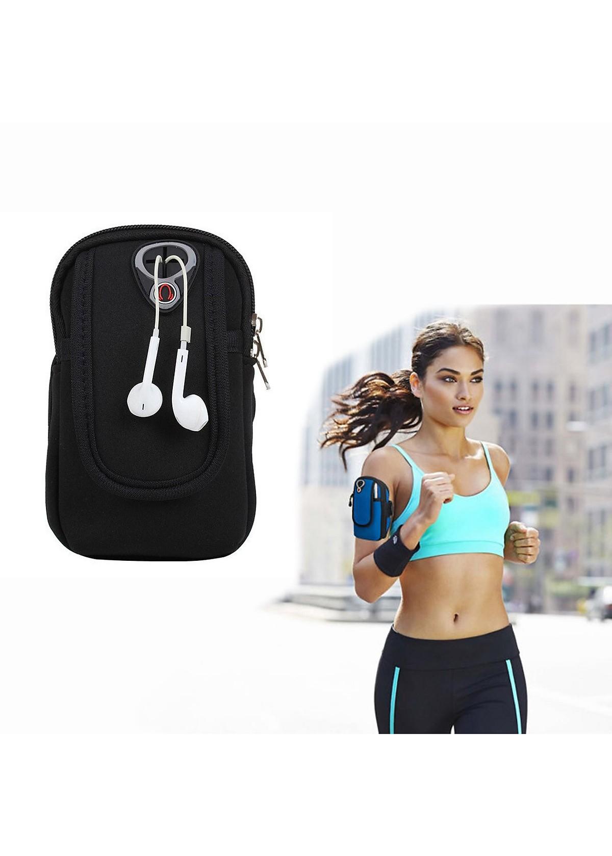 Túi Chống Sốc Đeo Tay Chạy Bộ Đựng Điện Thoại Đa Năng 2 Ngăn Chứa Quấn Bắp Tay Tiện Lợi Cho Tập Thể ThaoKAVISOTA