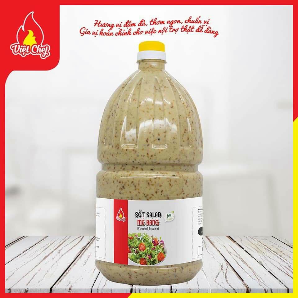 Nước sốt mè rang Việt Chef can 2L