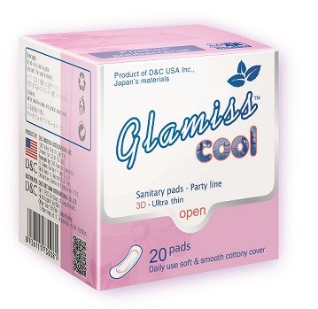Băng vệ sinh thảo dược Glamiss Cool Ban Ngày