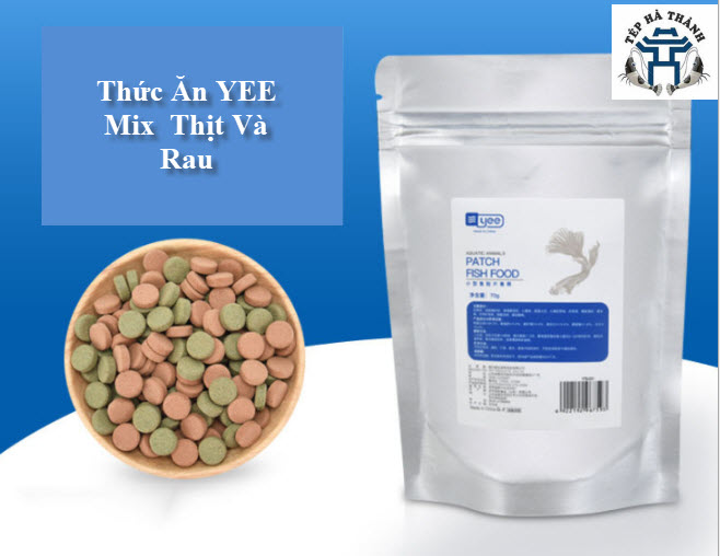 [Hoàn Tiền 10%] Thức Ăn Dán Kính Cao Cấp YEE Túi 70Gr Mix 2 Loại - Thức Ăn Giàu Dinh Dưỡng Cho Cá Cảnh