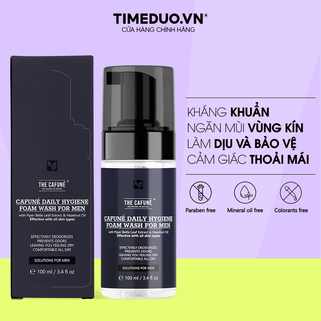 Dung Dịch Vệ Sinh Nam Giới The Cafuné, Hương Gỗ Nam Tính