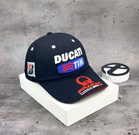 Mũ lưỡi trai Tem xe DUCATI vải Kaki xịn thời trang hàng hiệu