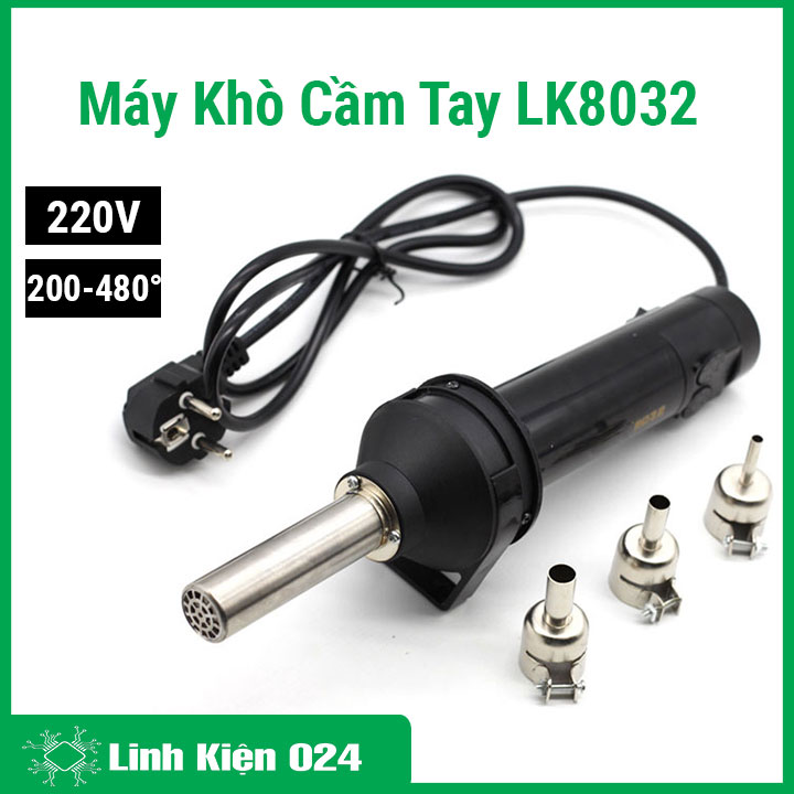 Máy khò nhiệt cầm tay LK 8032 220V điều chỉnh nhiệt và không khí tiện lợi