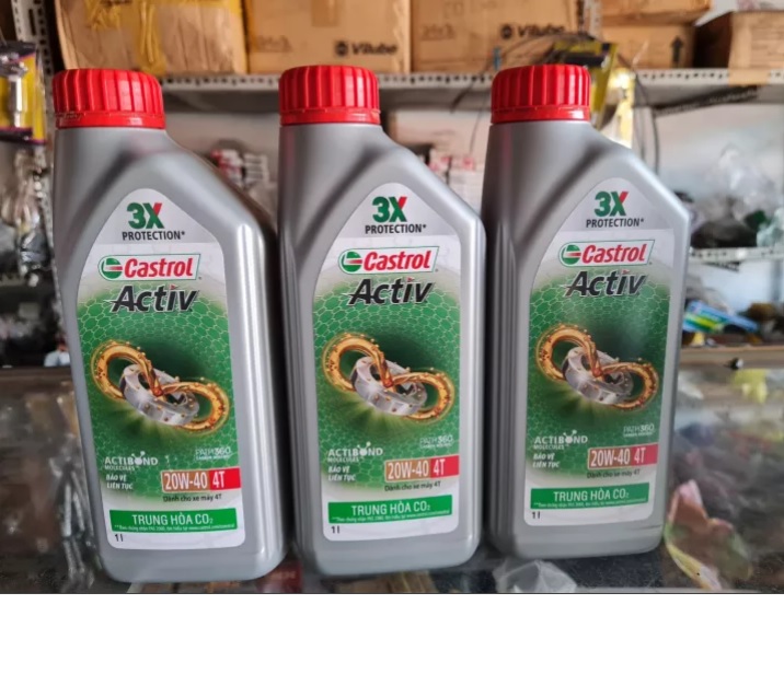 [HCM]Nhớt Castrol Activ 20W40 , 800ml